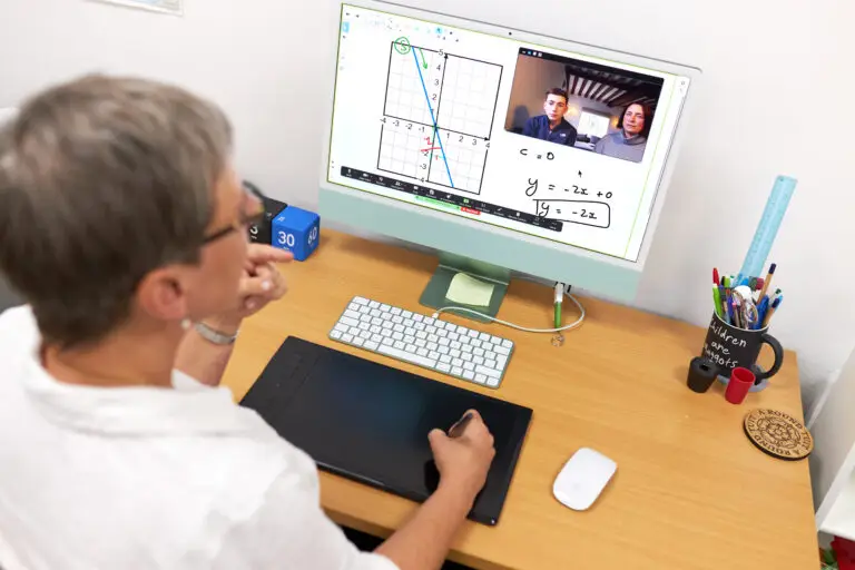 Virtual learning via video call with Maths Solutions